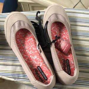 Faded Glory Memory Foam Slip-on Flats